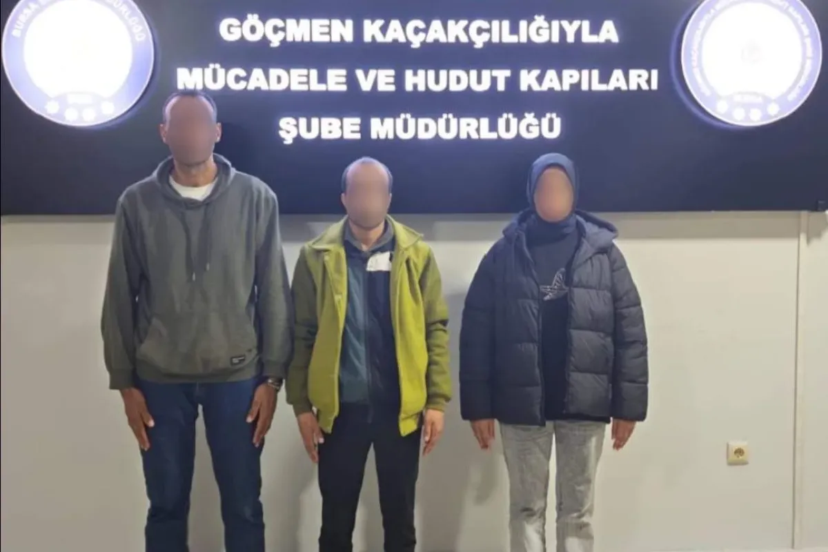 Bursa’da kaçakçılık operasyonu: 8 kaçak göçmen yakalandı, organizatörler gözaltında