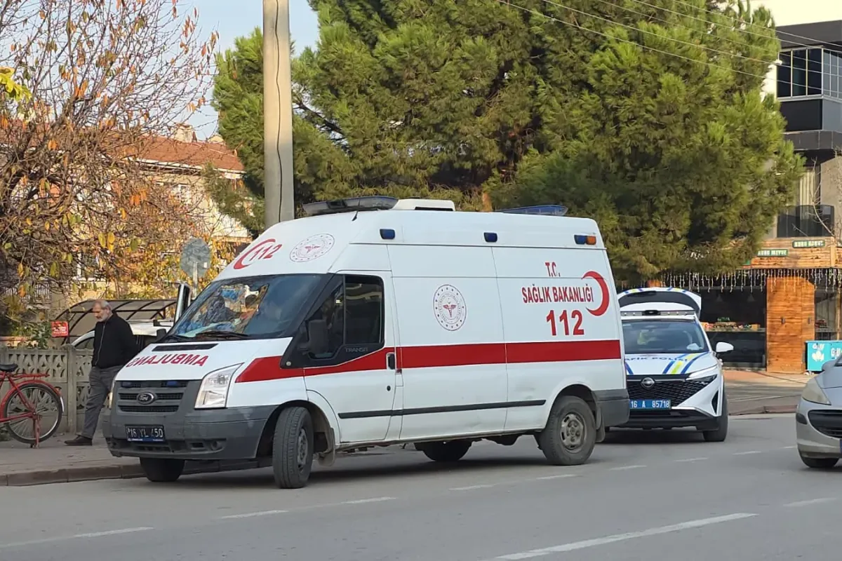 İnegöl'de korkutan kaza! 1 yaralı