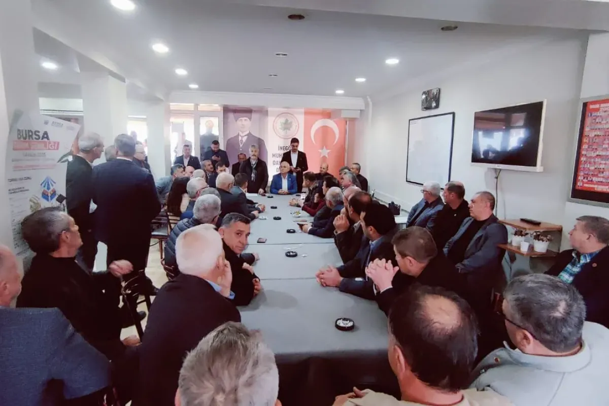 İnegöl Muhtarlar Derneği’nde yeni başkan Eyüp Arslan