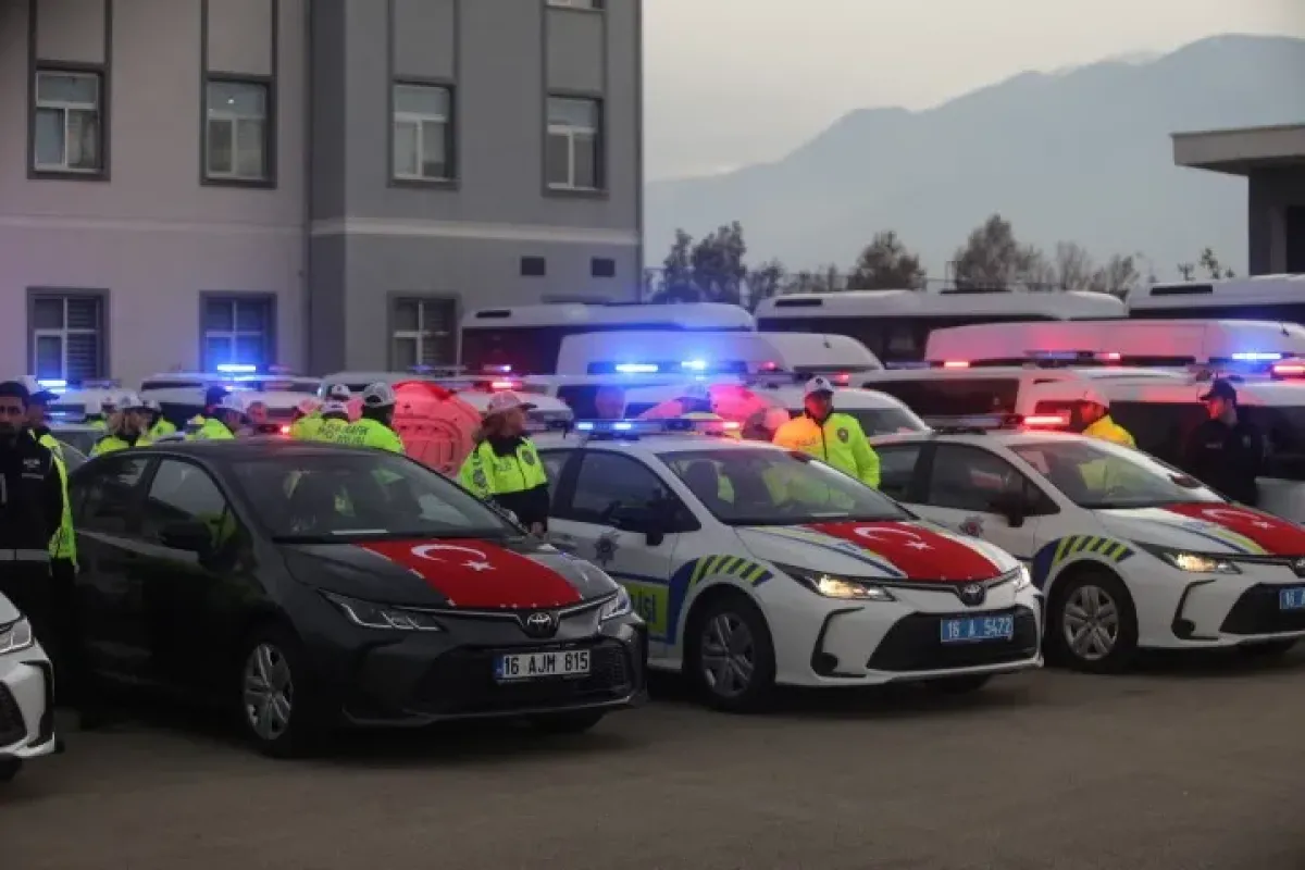 Emniyetin filosu 119 araçla güçlendi
