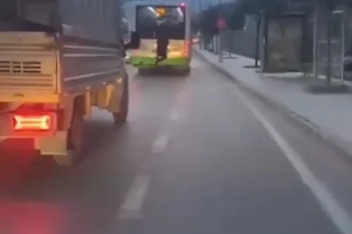 Trafikte tehlikeli anlar