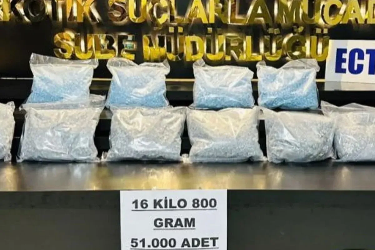 51 bin adet uyuşturucu hap ele geçirildi