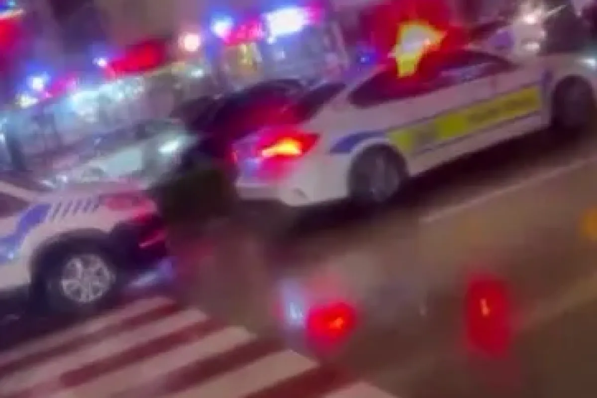 Trafik polisi kazada yaralı oğluyla karşılaştı