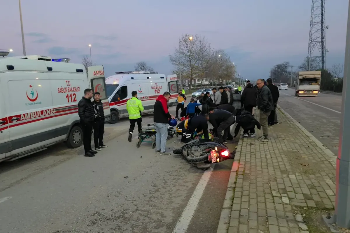 İnegöl'de feci kaza! Yaşlı kadın ağır yaralandı