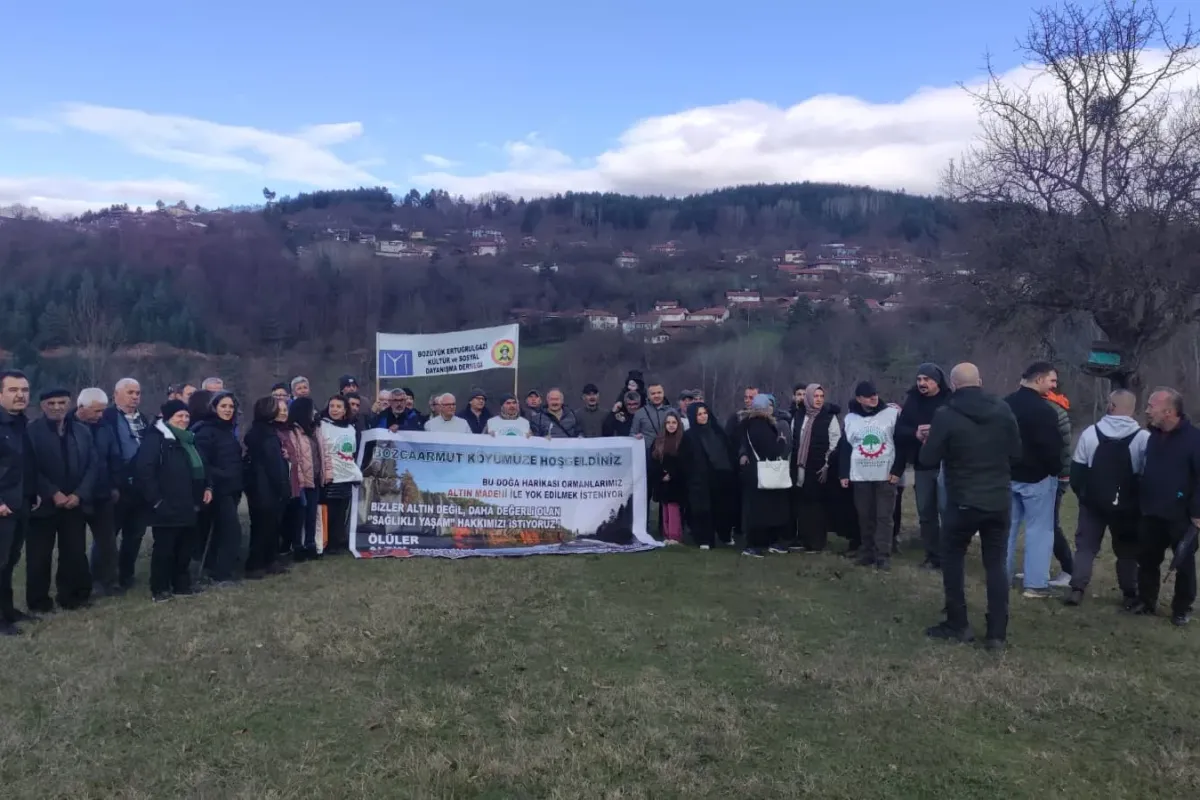 Güneykestane’de altın madeni için çevre buluşması yapılıyor