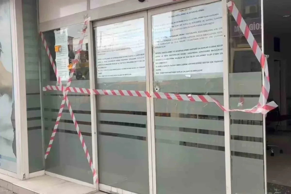Beyoğlu’nda özel hastaneye ateş açıldı