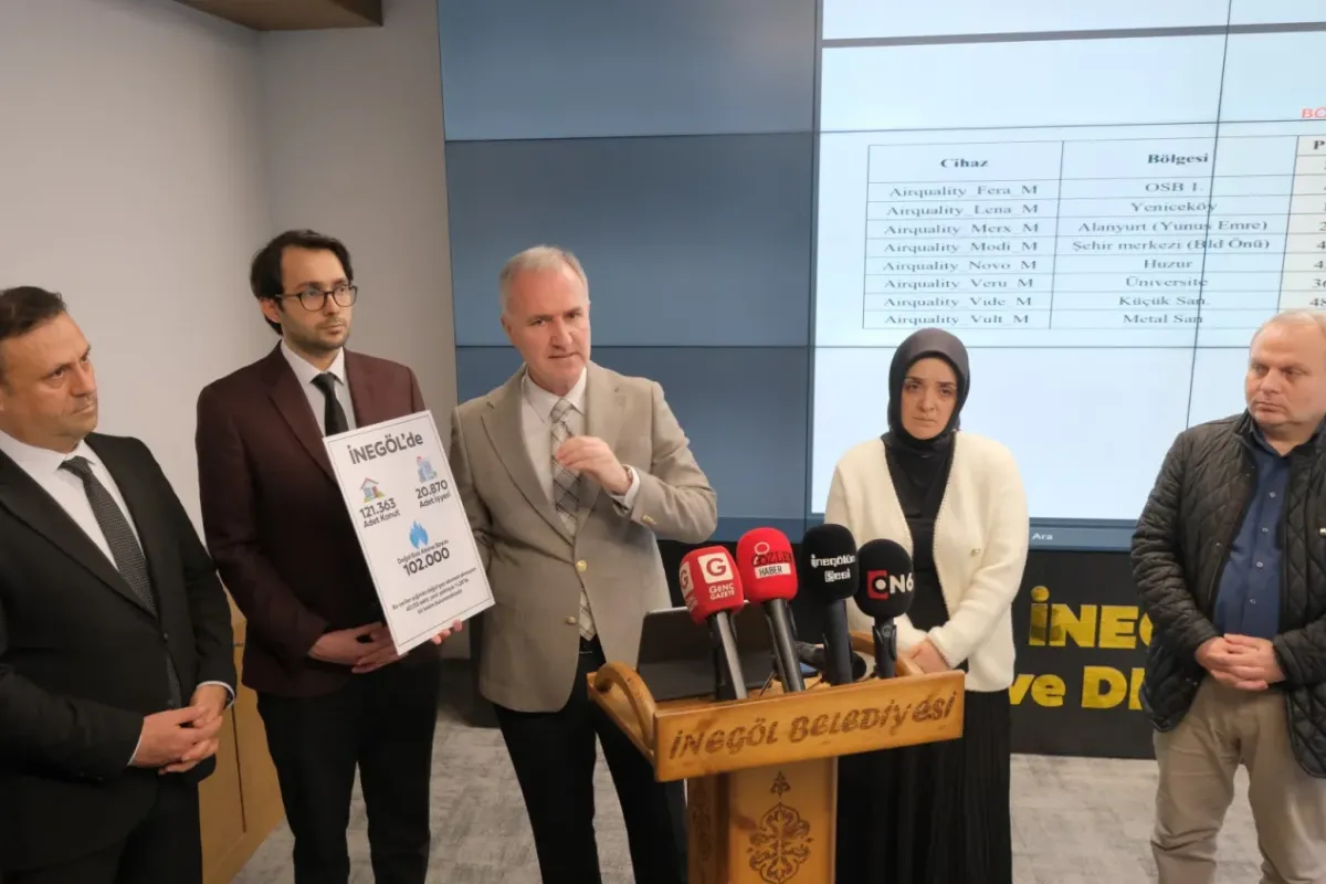 İnegöl’de hava kalitesi verilerinde üç yılda belirgin artış