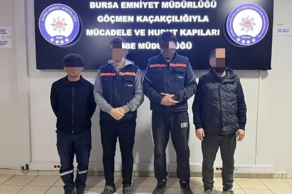 Bursa’da düzensiz göçmen denetimi