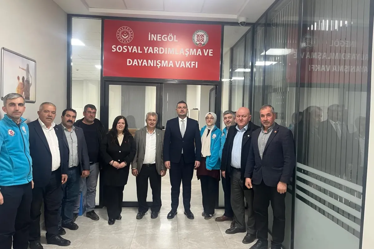 İnegöl’de Sosyal Yardımlaşma Vakfı Seçimi Yapıldı