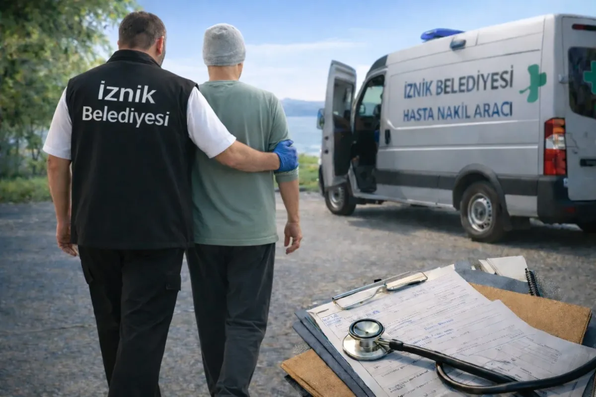 İznik Belediyesi 2025 yılında 5 bin hasta nakil hizmeti gerçekleştirdi