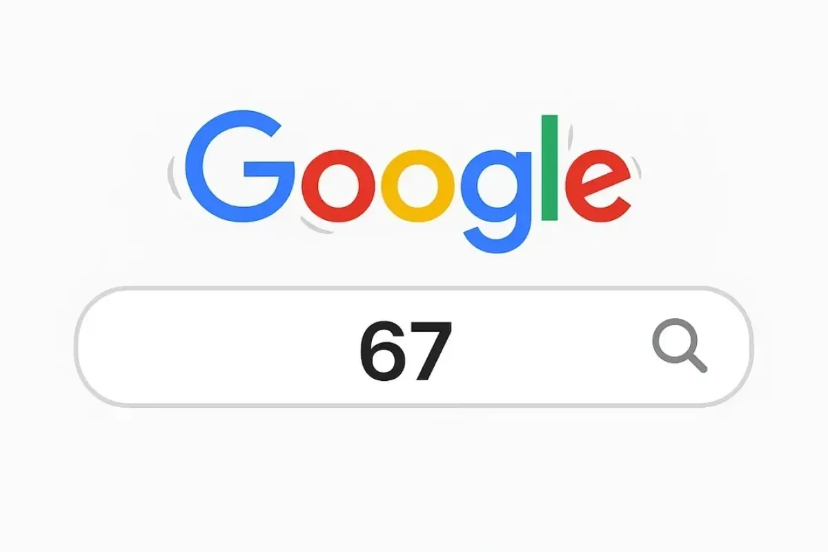 Google'a 67 yazınca ekran neden sallanıyor? İşte nedeni