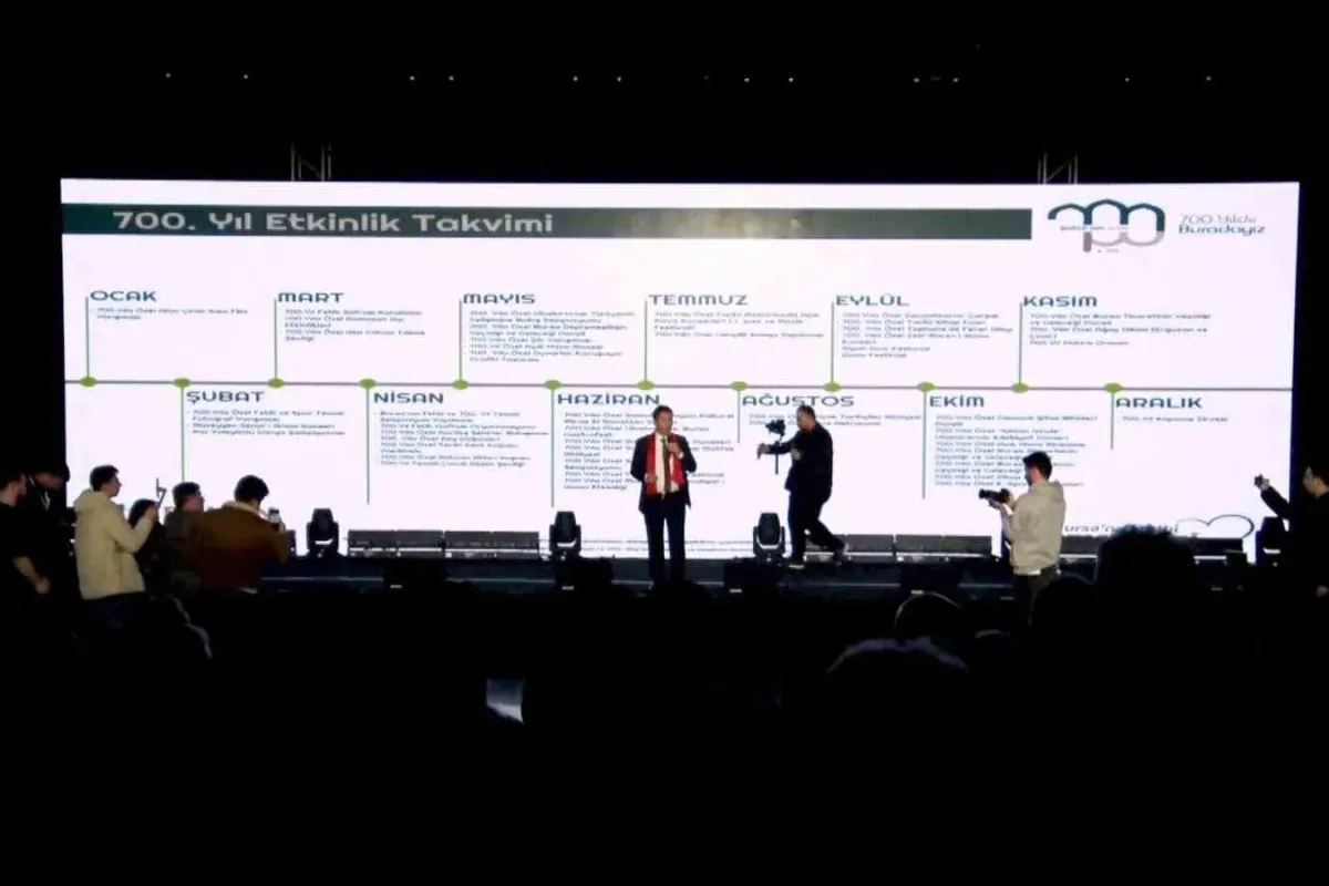 Bursa’nın fethinin 700’üncü yılı etkinlikleri görkemli törenle tanıtıldı