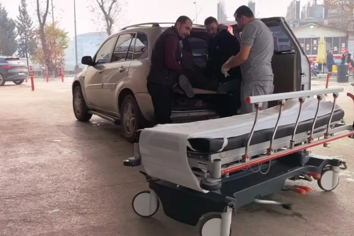 İnegöl'de işçi kilolarca ağırlığın altında kaldı!