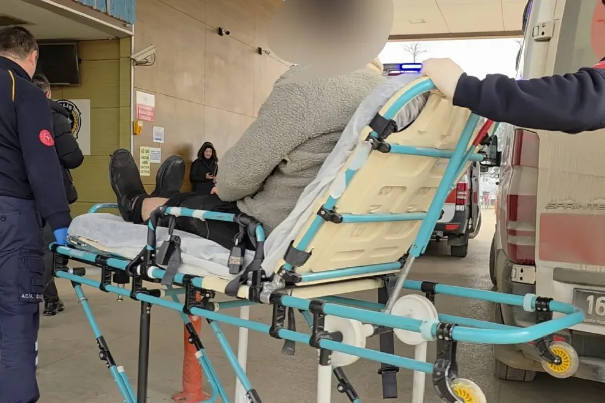 İnegöl'de korkutan kaza! 1 yaralı