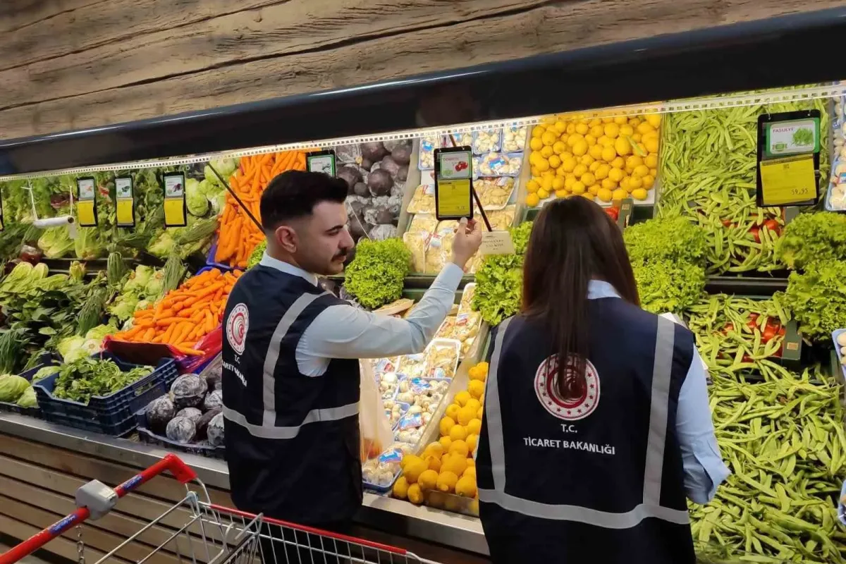 Marketlerde sıkı denetim! 2 reyon mercek altında