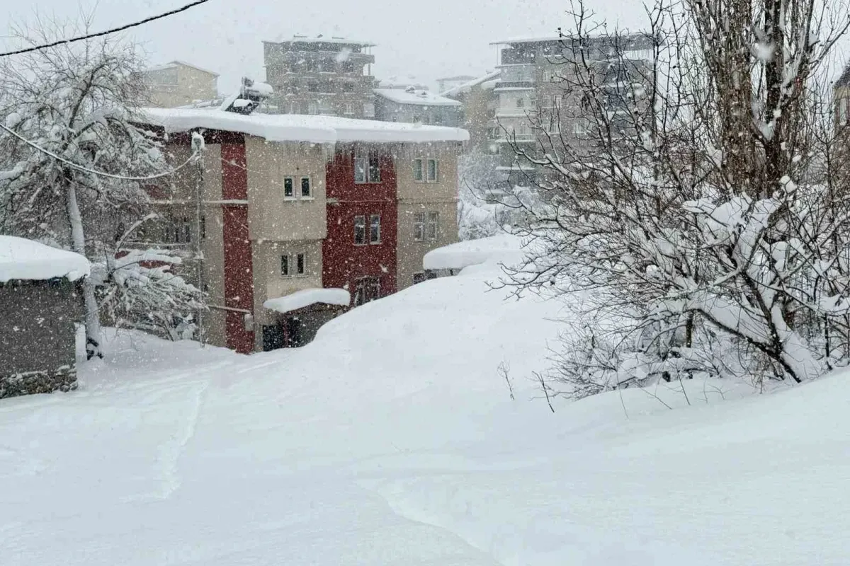 Hakkari’de yoğun kar ve çığ riski nedeniyle okullar tatil
