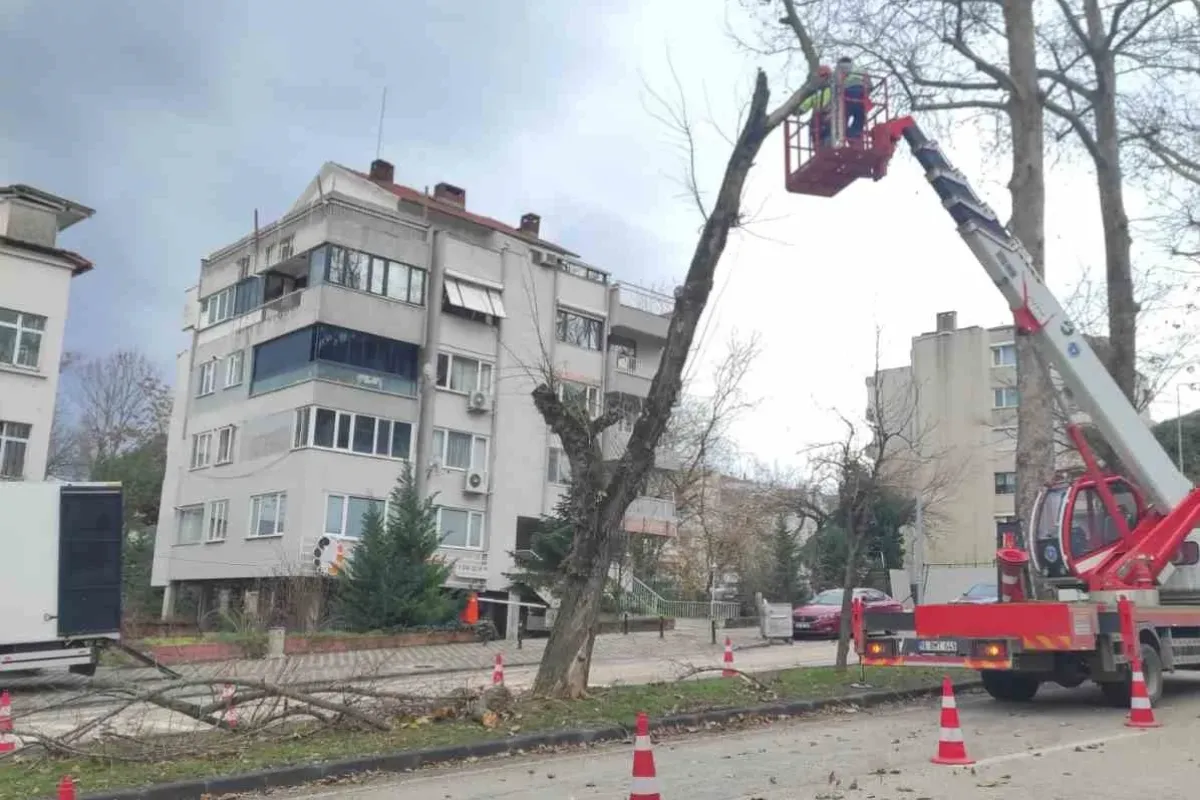 Lodosa karşı büyükşehir ekipleri sahada