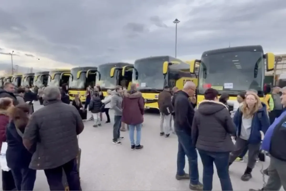 Otobüs terminalinde 1 Ocak yoğunluğu
