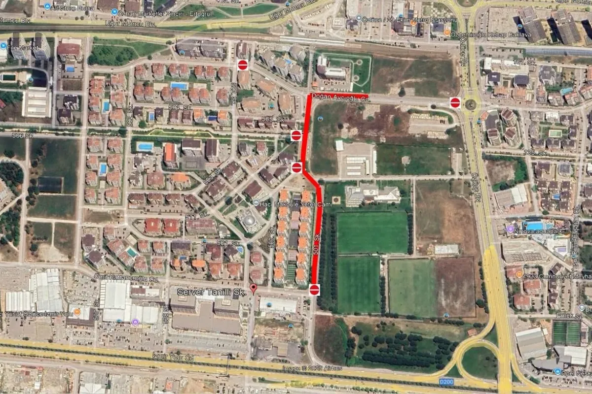 Bursa’da trafik düzenlemesi