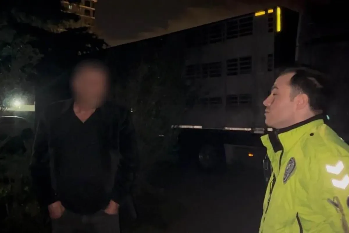 Tuvaleti gelen alkollü sürücü zor anlar yaşattı
