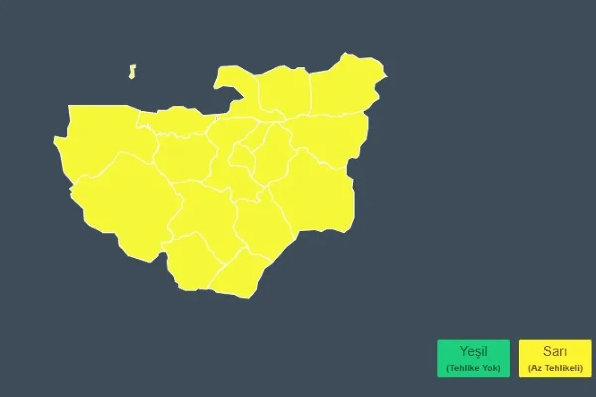 Bursa için kuvvetli rüzgâr ve fırtına uyarısı