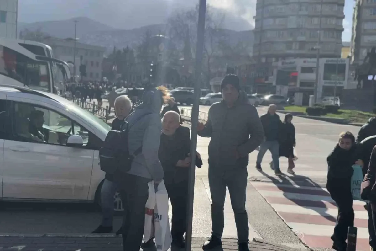 Bursa’da lodos zor anlar yaşattı: trafik lambasına tutundular