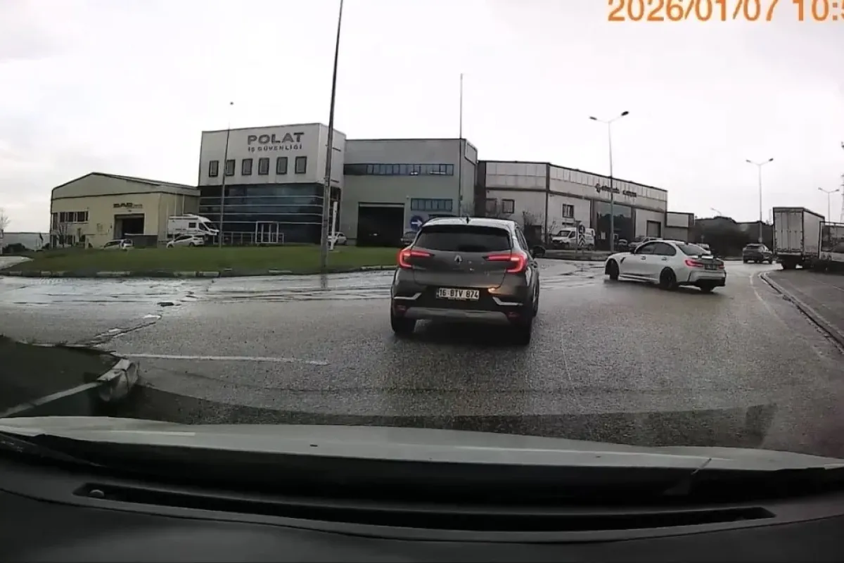 Bursa’da cadde ortasında driftin bedeli 58 bin lira oldu
