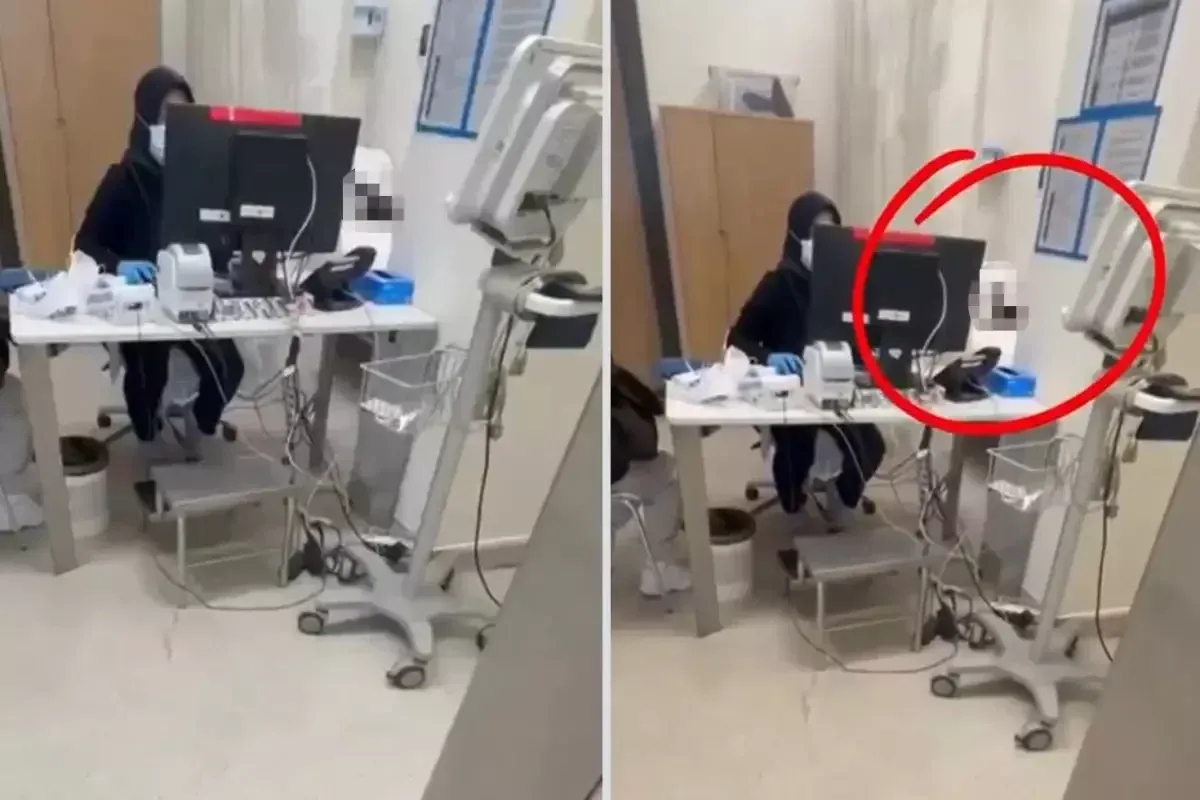 Bursa Şehir Hastanesi'nde şoke eden görüntü