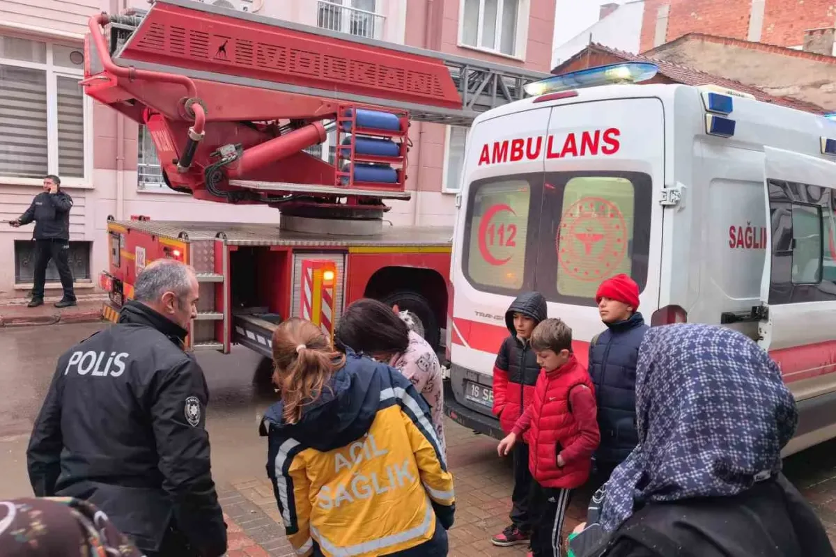 İnegöl’de apartman dairesinde çıkan yangında 2 kedi öldü