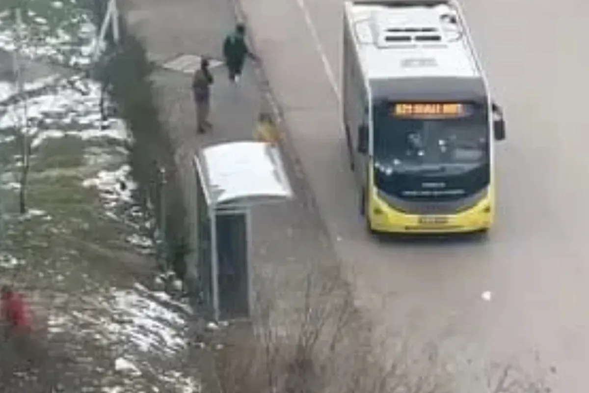 İnegöl'de şoför sopayla çocukları kovaladı!