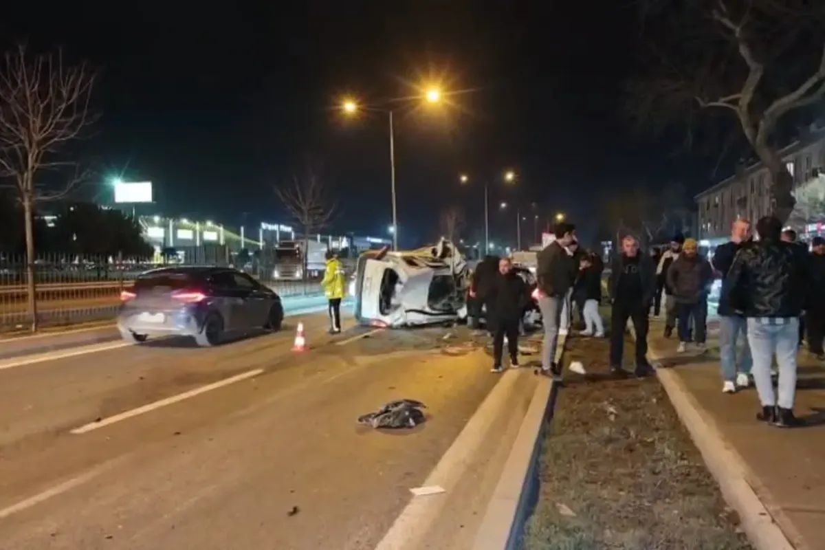 İnegöl girişinde zincirleme kaza: 1 ölü, 1 yaralı