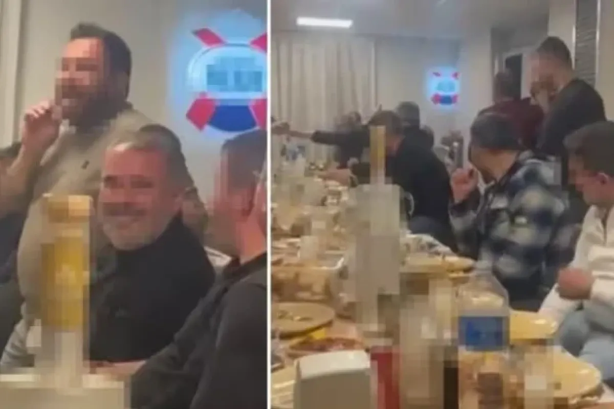 İçki içerken sela okudu!