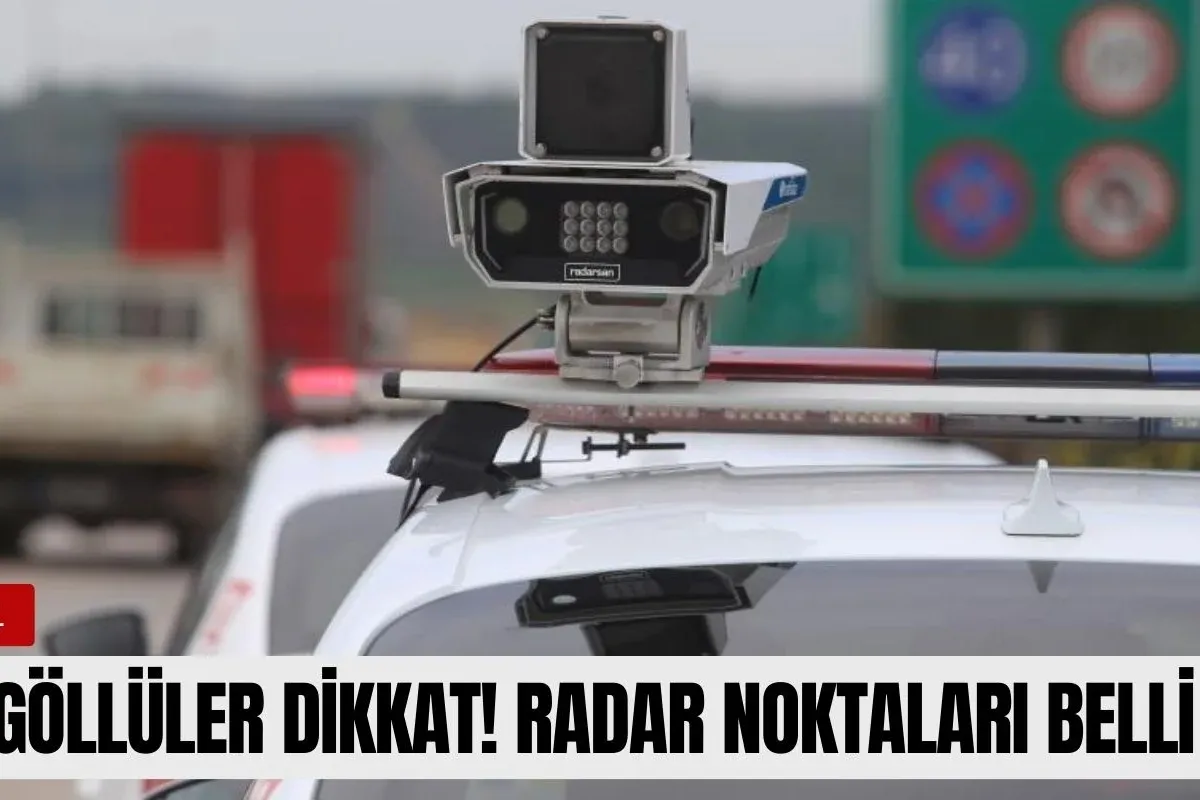 İnegöllüler dikkat! Radar noktaları açıklandı