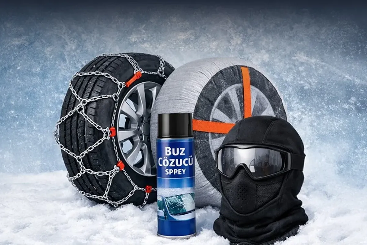 Kar yağışları başladı, lastik zinciri satışları 10 kat arttı
