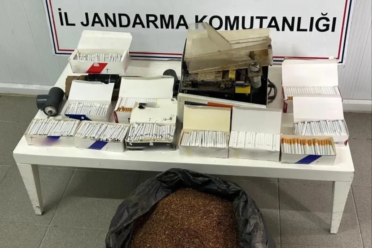 İnegöl'de binlerce makaron ele geçirildi