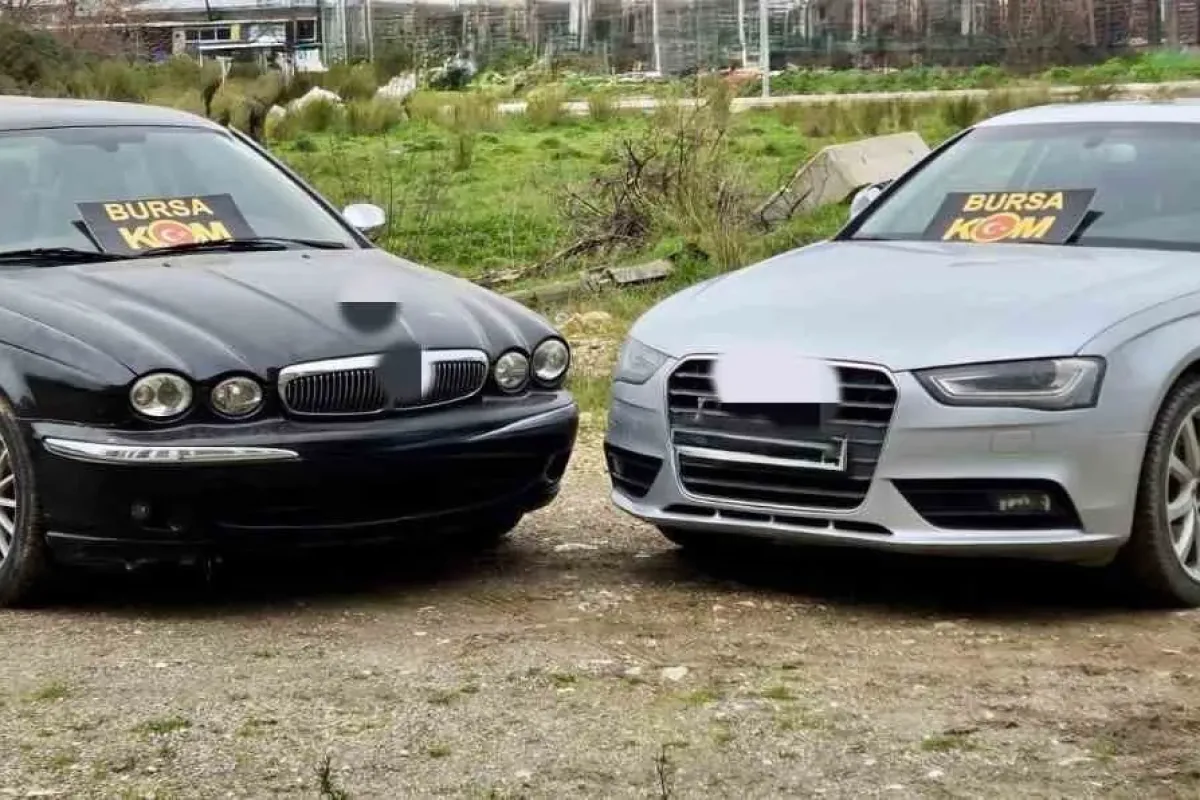 Bursa’da gümrük kaçağı otomobil ticareti yapan şahıslara operasyon