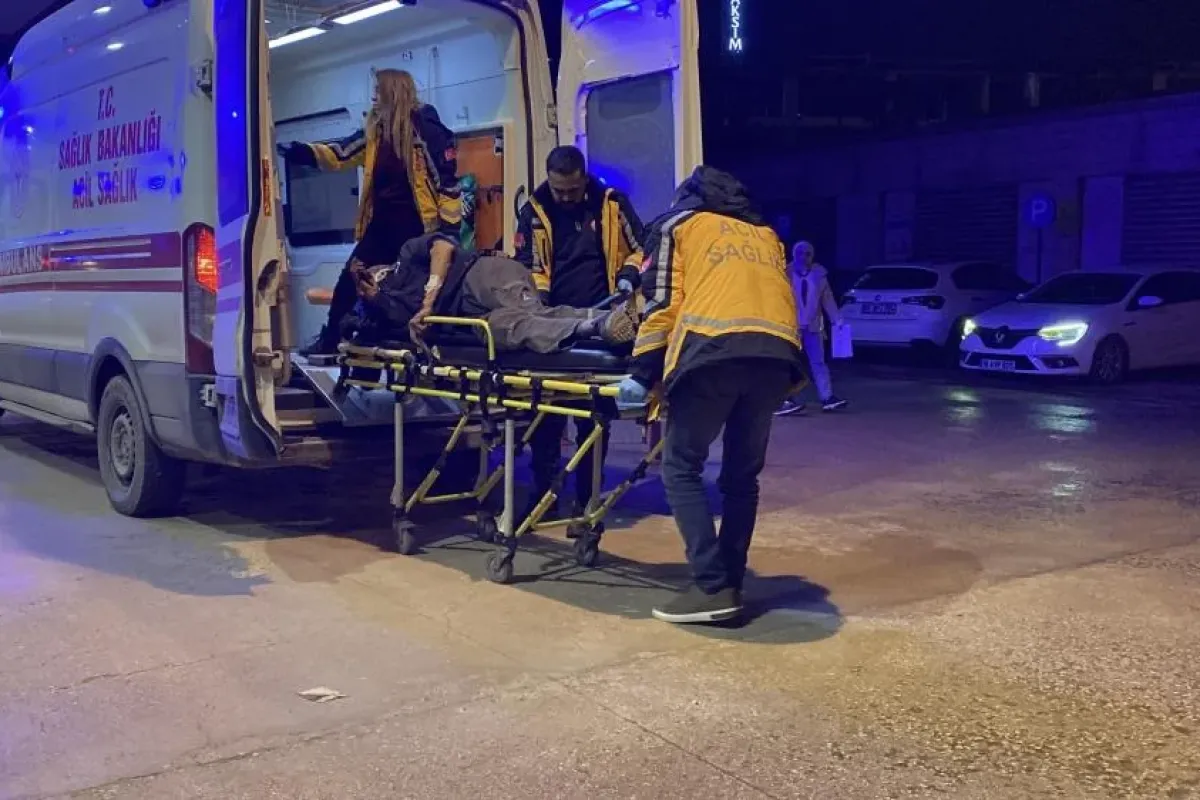 İnegöl'de gece saatlerinde korkutan kaza!