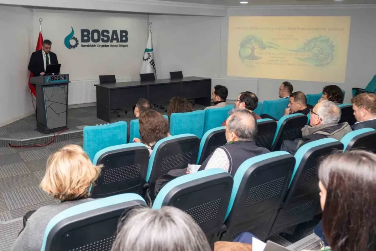 BOSAB sanayicisine yeşil dönüşüm rehberi