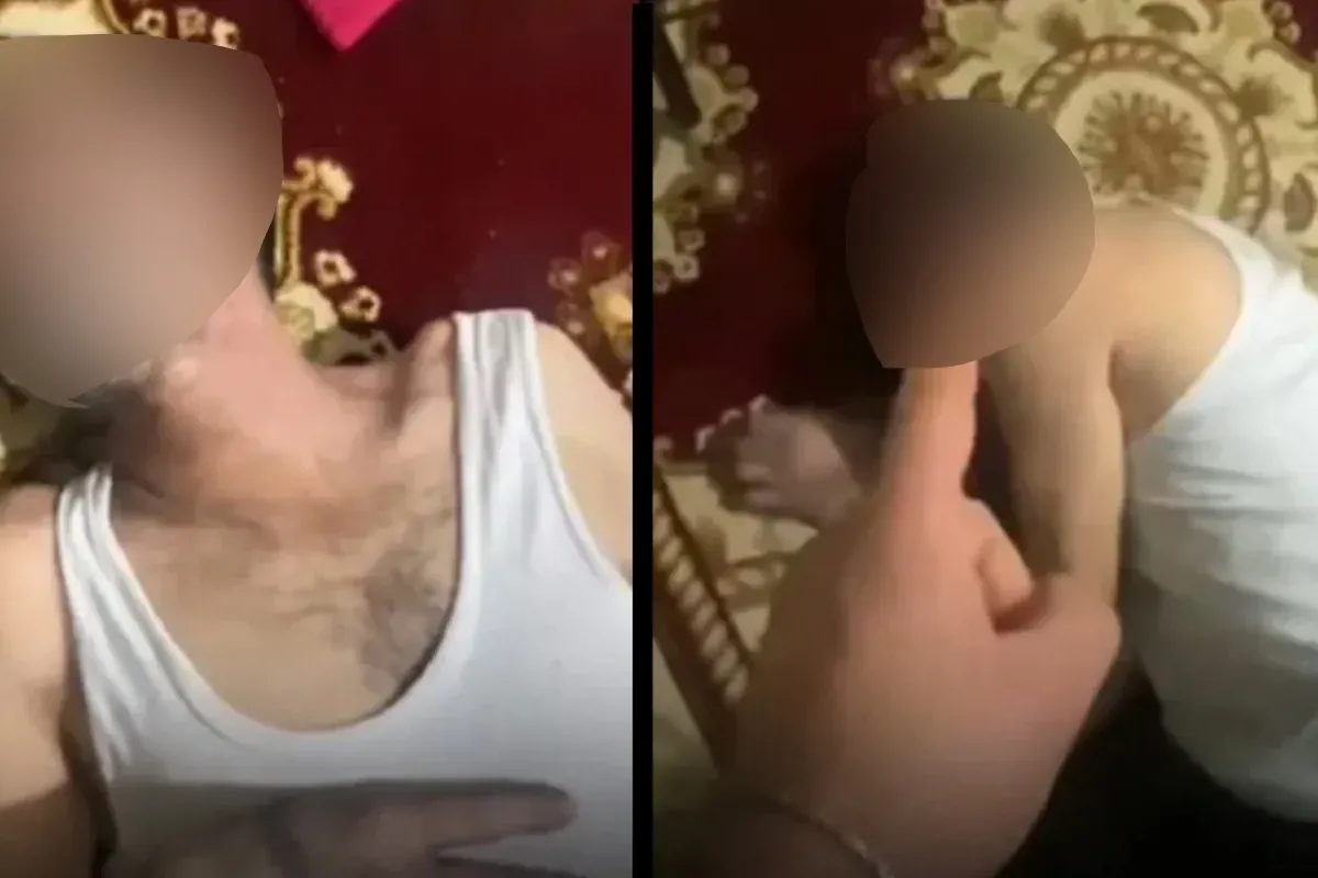Babasını öldüresiye dövüp videoya kaydetti