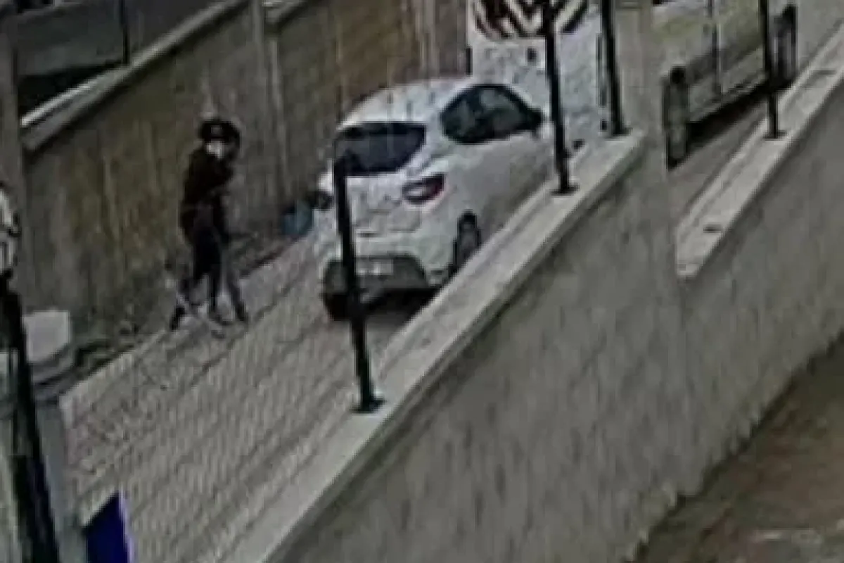 İnegöl'de sürücülerin kavgası kameraya yansıdı