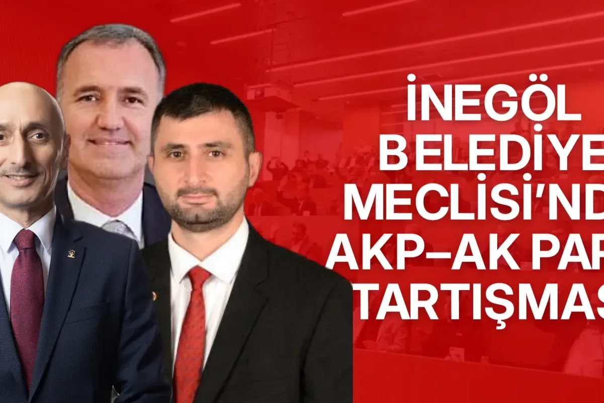 İnegöl Belediye Meclisi’nde AKP–AK Parti Tartışması Gündem Oldu