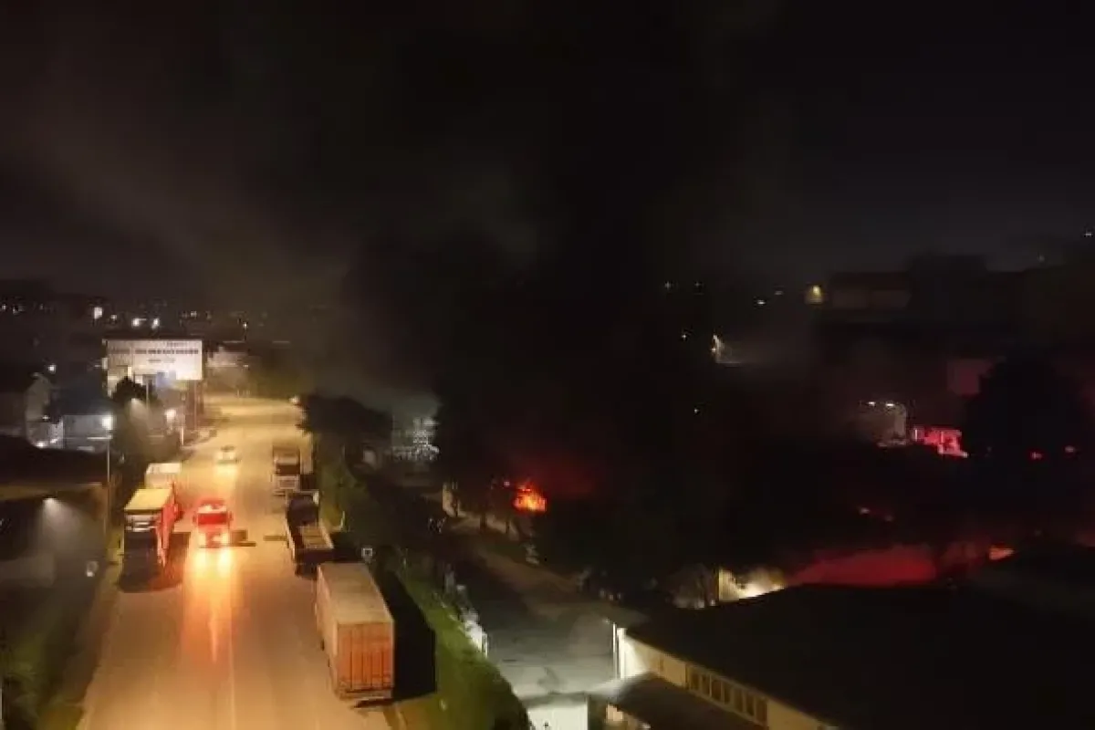 Bursa’da tekstil fabrikasında yangın