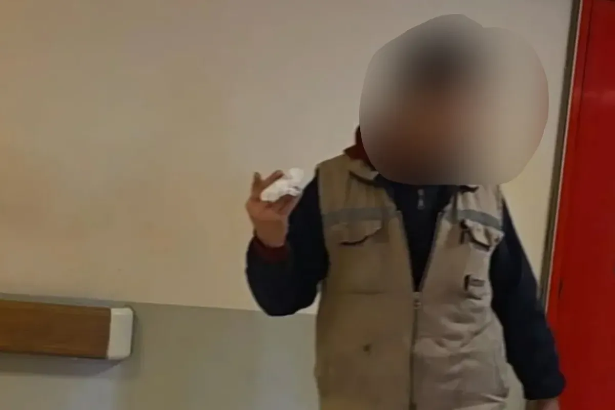 Ahşap fabrikasında korku dolu anlar