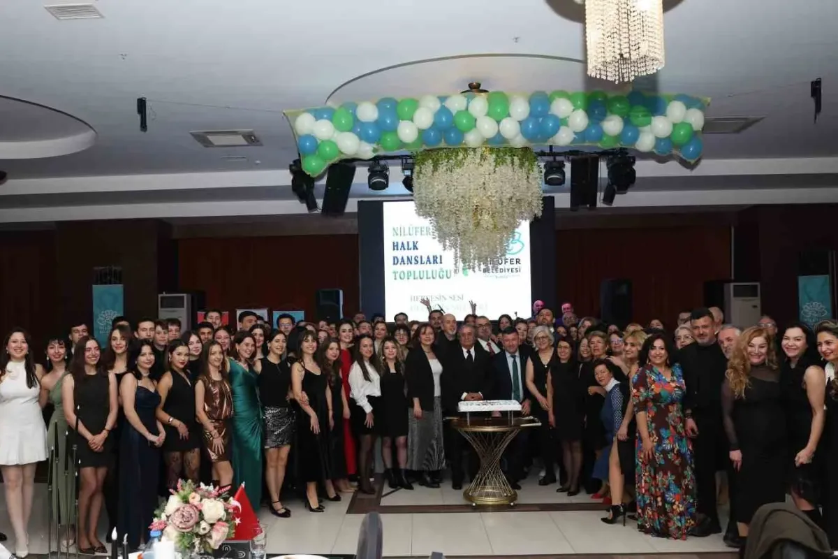 Nilüfer Halk Dansları Topluluğu’ndan 25’inci yıla özel kutlama
