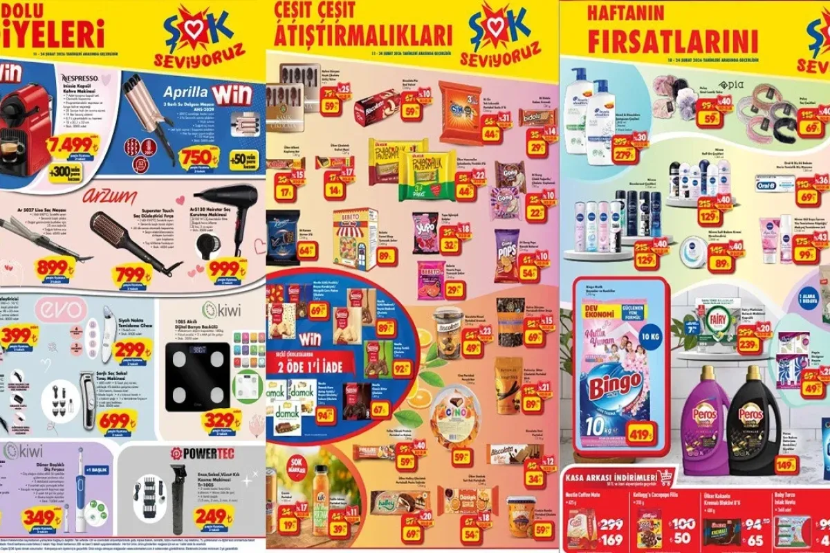 ŞOK 11 Şubat 2026 aktüel kataloğu ve ankastre set fiyatı