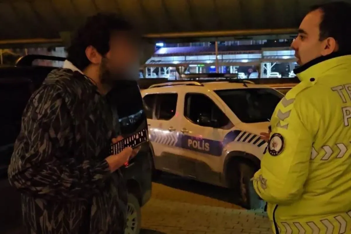 Polisi kandırmaya çalıştı! "Beni araç kullanırken gördünüz mü?"