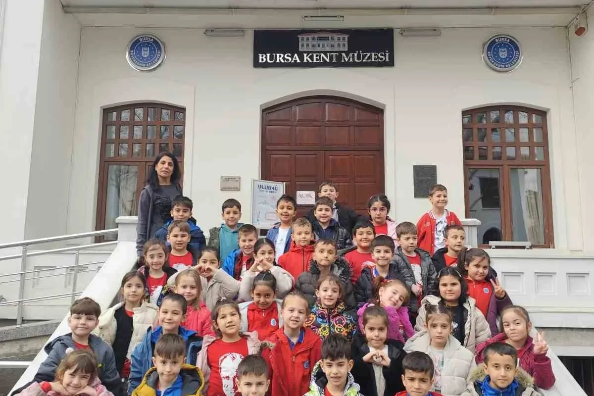 İlkokul öğrencileri, Kent Müzesi’nde tarihe yolculuk yaptı