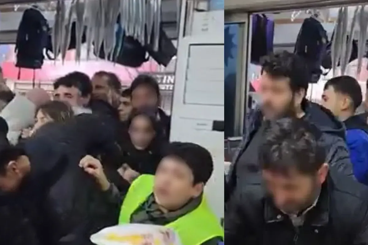 İndirimi duyan erkekler alışverişe koştu