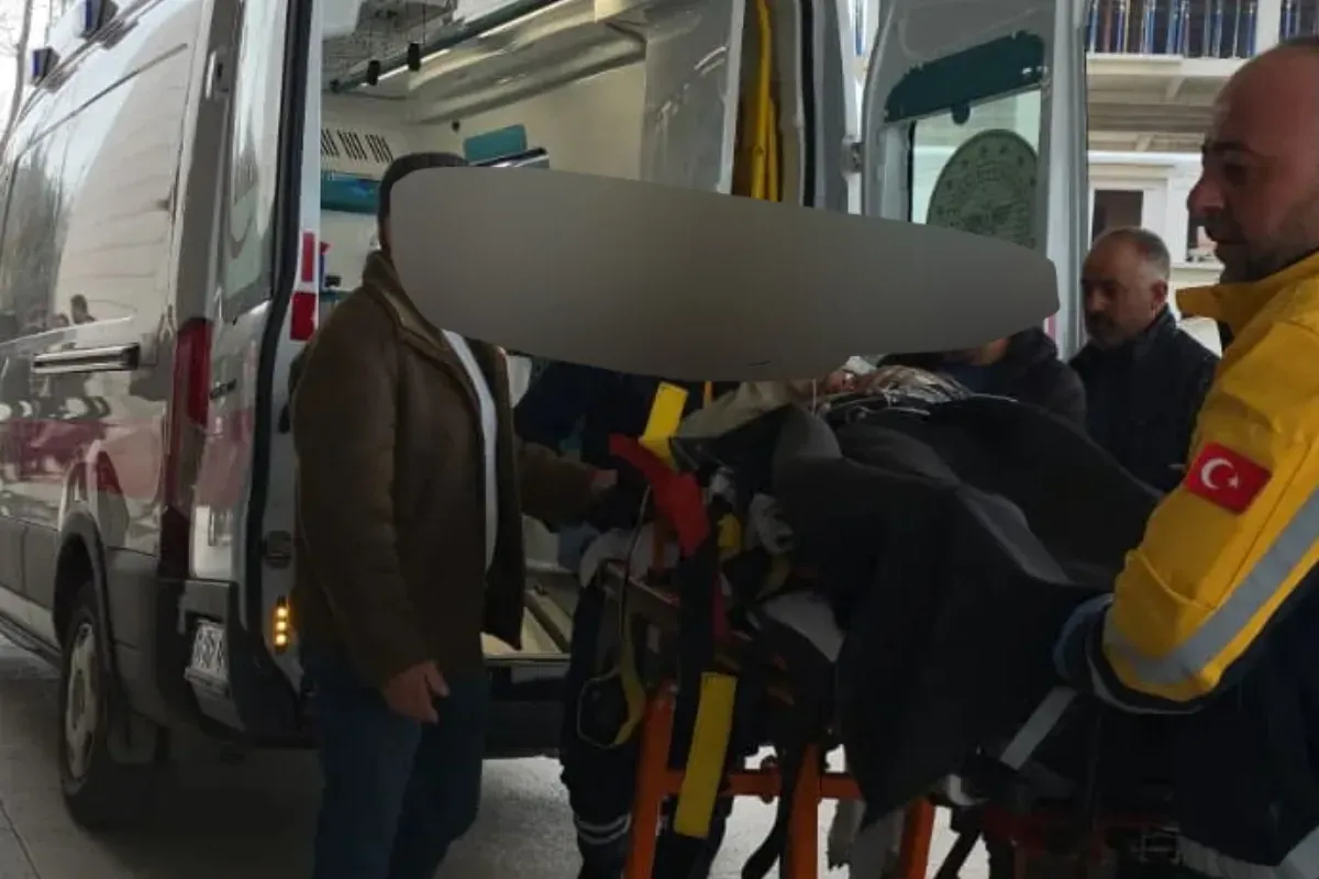 İnegöl'de inşaattan düşen işçi yaşam mücadelesi veriyor