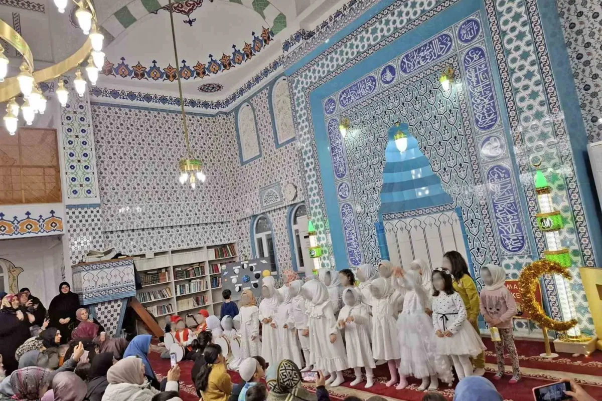 Bursa’da miniklerden "Ramazan, Cami ve Hayat" temalı etkinlik